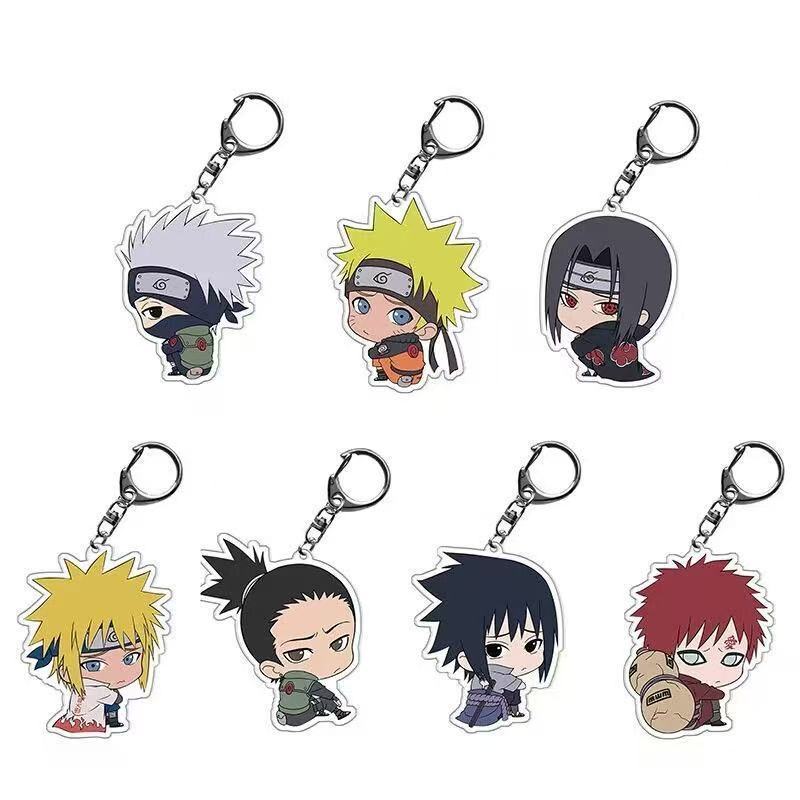 Anime Merchandise Naruto - NARUTO chibi cartoon cute acrylic keychain