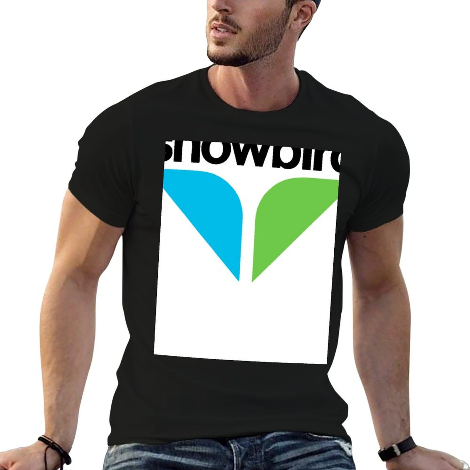 Anime Merchandise Logo - Snowbird Logo Merchandise T-Shirt t shirt