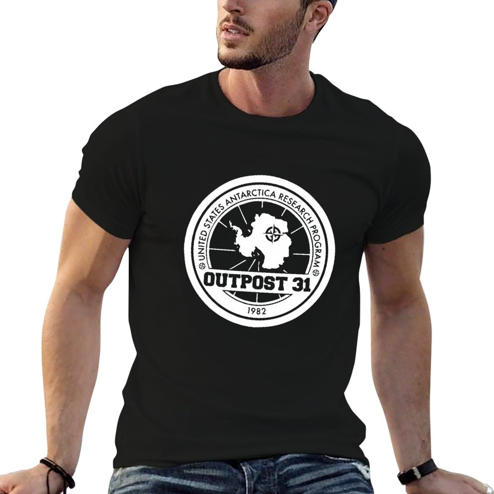 Anime Merchandise Logo - Outpost 31 Logo MERCHANDISE T-Shirt man