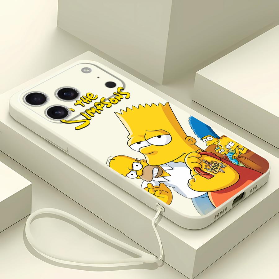 Red Bart Simpson Phone Cover C - Lanyard Anime Logo review and price