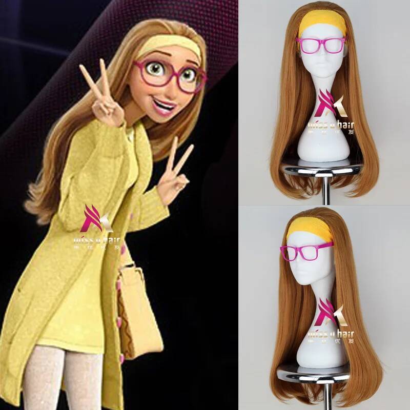 Movie honey lemon Cartoon Big  - Cosplay Wig Colored review and price